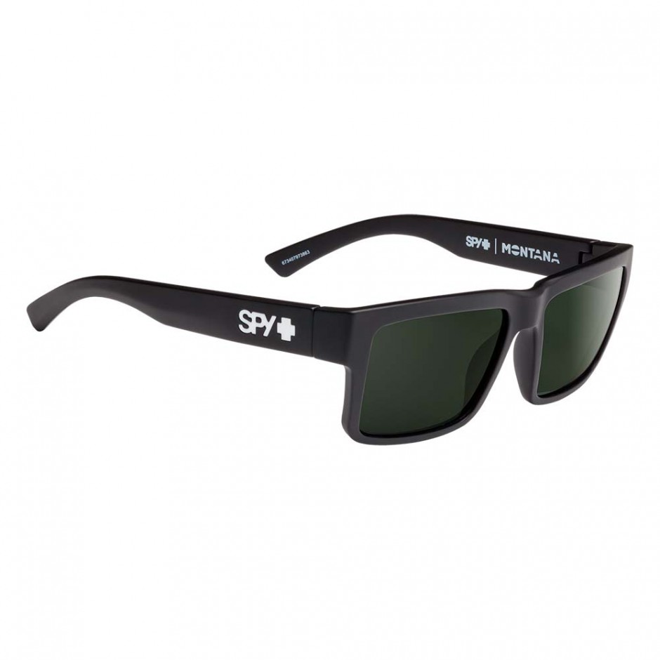 SPY MONTANA SOFT MATTE BLACK - HAPPY GRAY GREEN