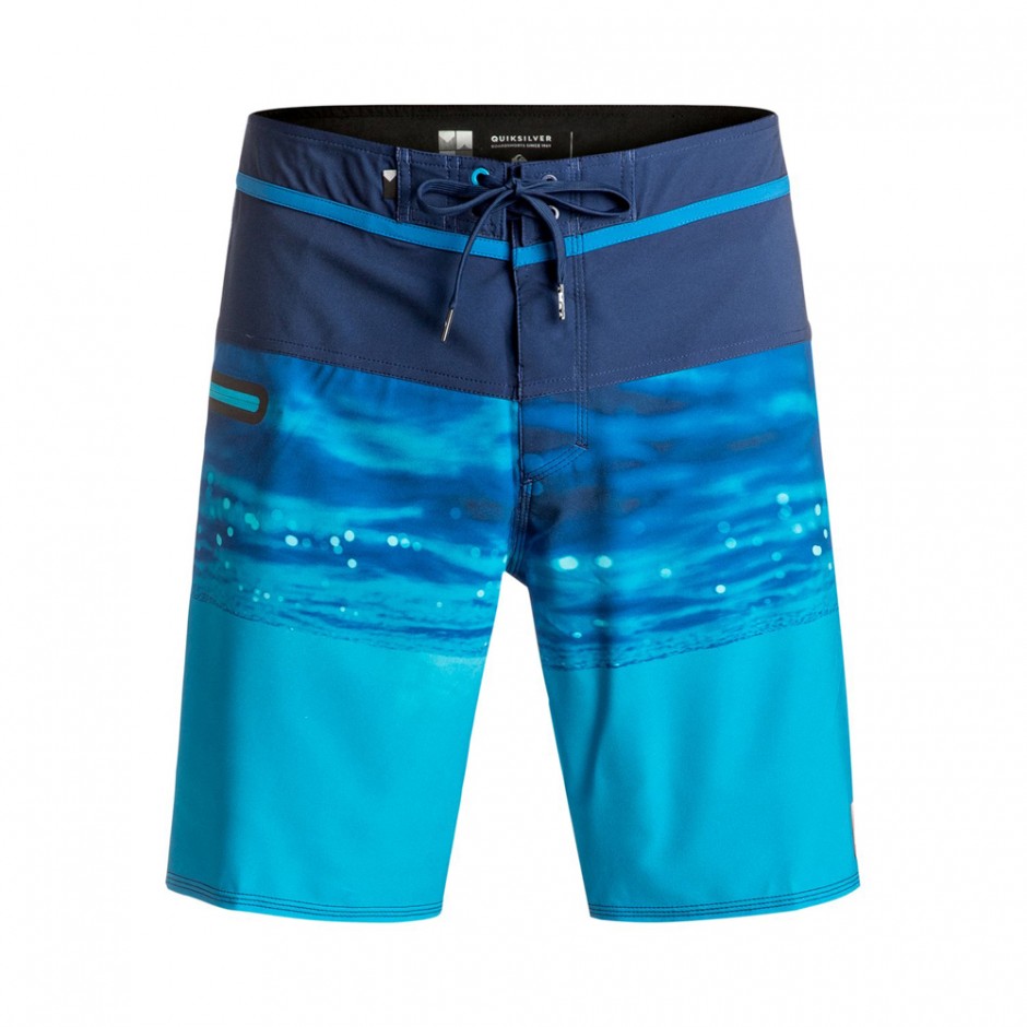 QUIKSILVER HOLD DOWN VEE 19" BOARDSHORT ESTATE BLUE