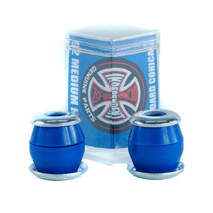 INDEPENDENT LOW CONICAL MEDIUM HARD 92A BUSHINGS BLUE