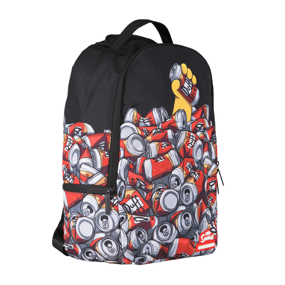 SPRAYGROUND THE SIMPSONS - DUFF CANS STACKED BACKPACK | Skateshop