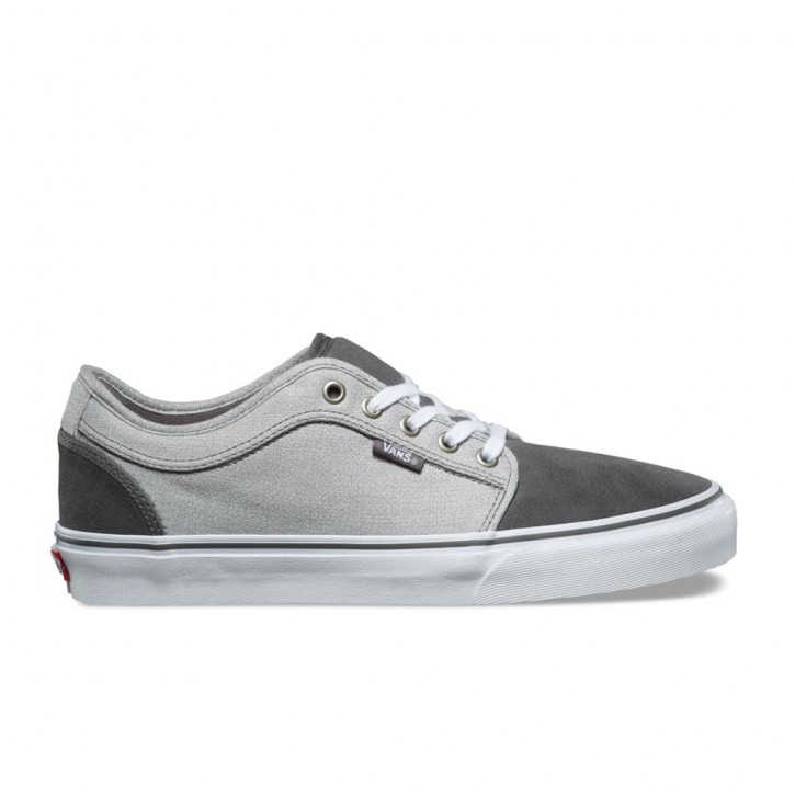 VANS CHUKKA LOW SHOES (SUITING) PEWTER/FROST GRAY