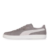 PUMA SUEDE CLASSIC+ SHOES STEEPLE GRAY-WHITE