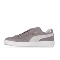 PUMA SUEDE CLASSIC+ SHOES STEEPLE GRAY-WHITE