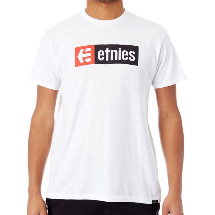 ETNIES NEW BOX S/S TEE WHITE
