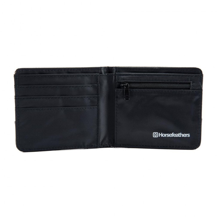 HORSEFEATHERS TERRY WALLET BLACK