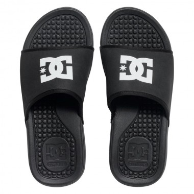 DC BOLSA MENS SLIDER SANDALS BLACK