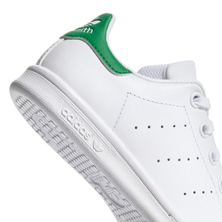 ADIDAS STAN SMITH C KIDS SHOES FTWWHT/FTWWHT/GREEN