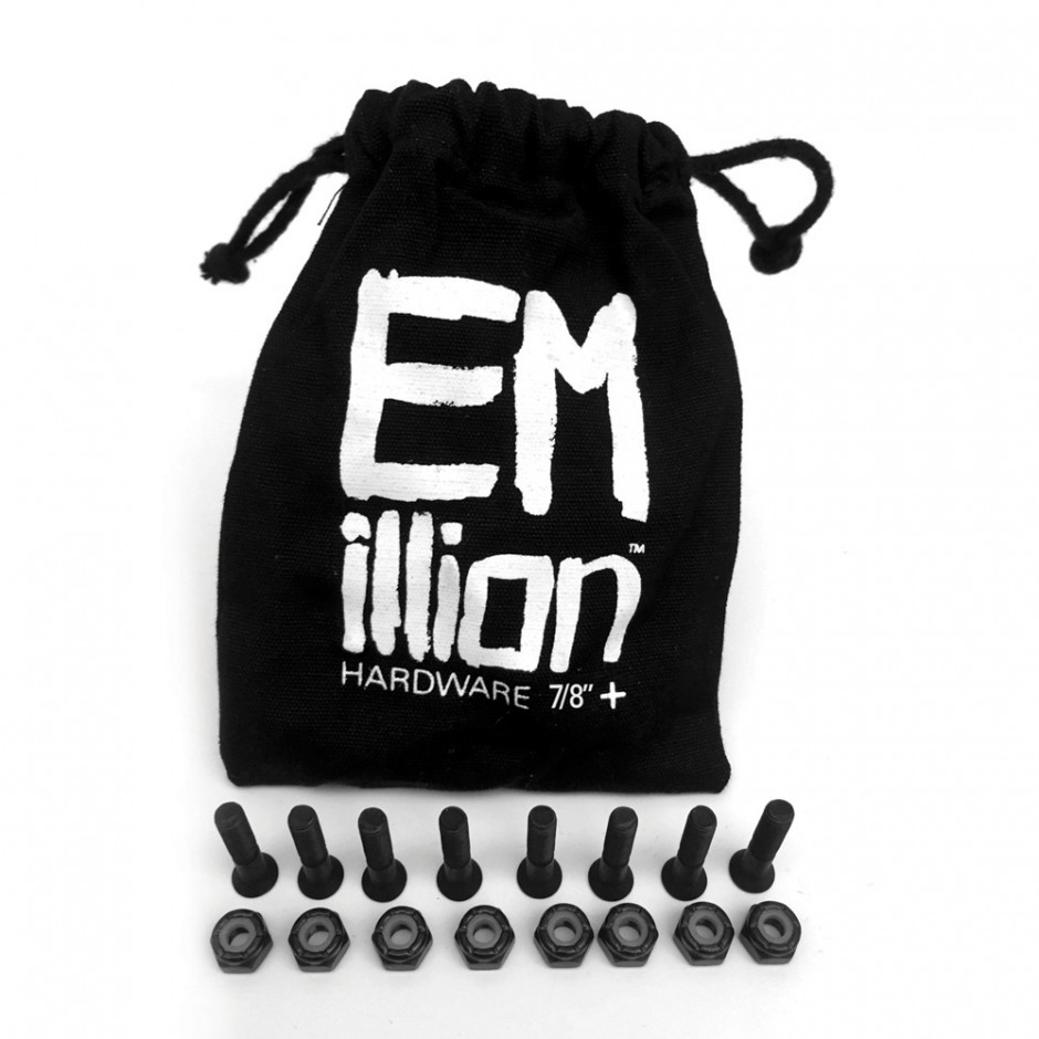 EMILLION MOUNTING HARDWARE PHILLIPS 7/8&quot BLACK