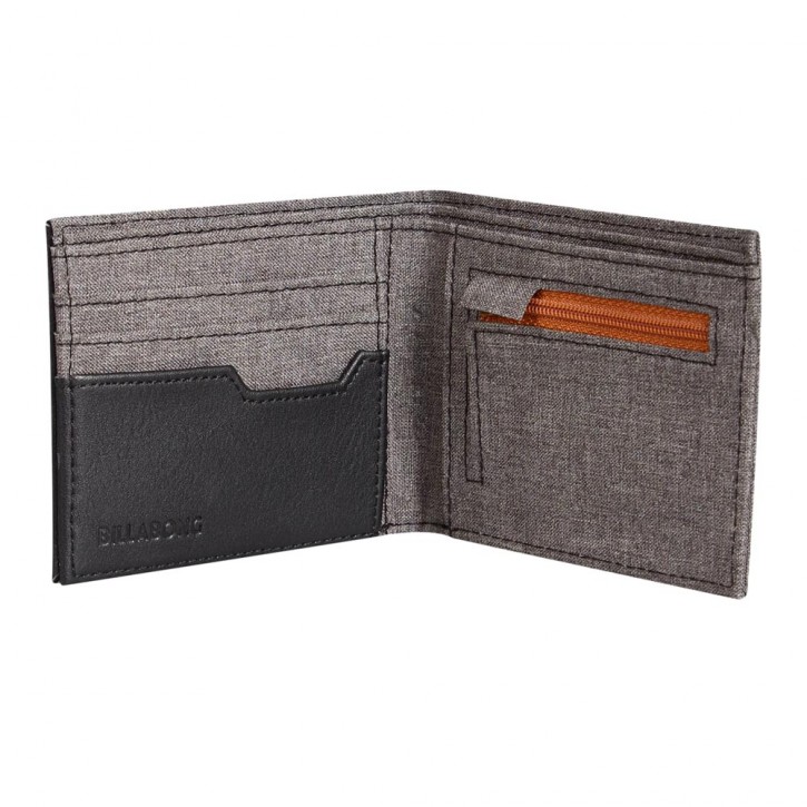 BILLABONG ALL DAY WALLET CHARCOAL HEATHER