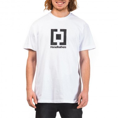 HORSEFEATHERS BASE T-SHIRT WHITE