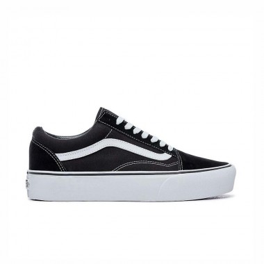 VANS OLD SKOOL PLATFORM SHOES BLACK/WHITE