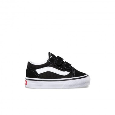 VANS OLD SKOOL V TODDLERS SHOES BLACK