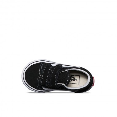 VANS OLD SKOOL V TODDLERS SHOES BLACK