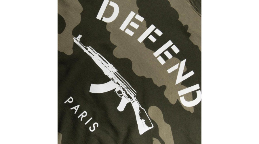 DEFEND PARIS TEE CAMO KAKI/KAKI
