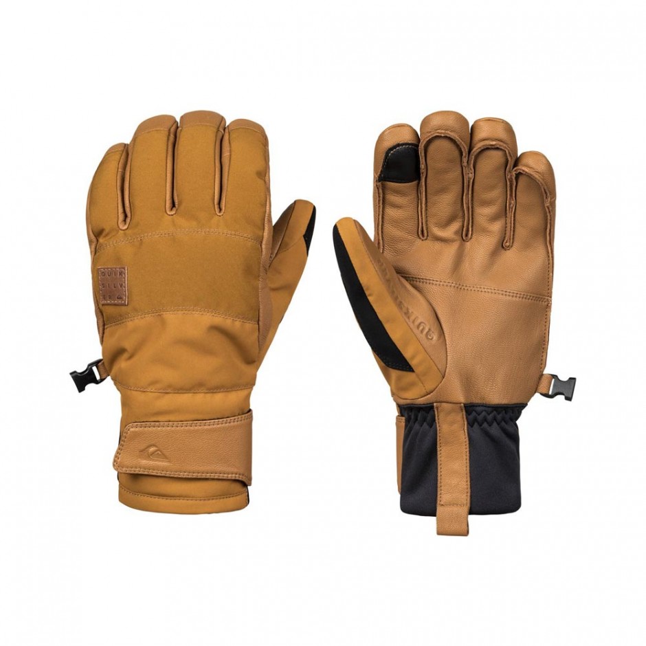 QUIKSILVER SQUAD SNOW GLOVE GOLDEN BROWN
