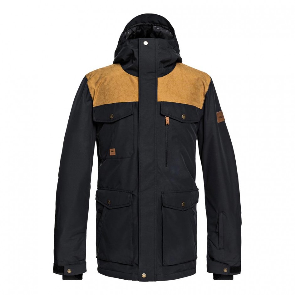 QUIKSILVER RAFT SNOW JACKET BLACK