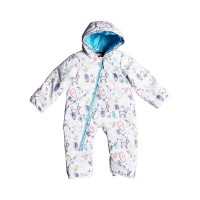 ROXY BABY ROSE SNOWSUIT GIRLS BRIGHT WHITE_ANIMALS PARTY