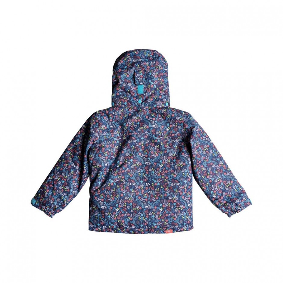 ROXY MINI JETTY SNOW JACKET GIRLS BACHELOR BUTTON/RUMBA