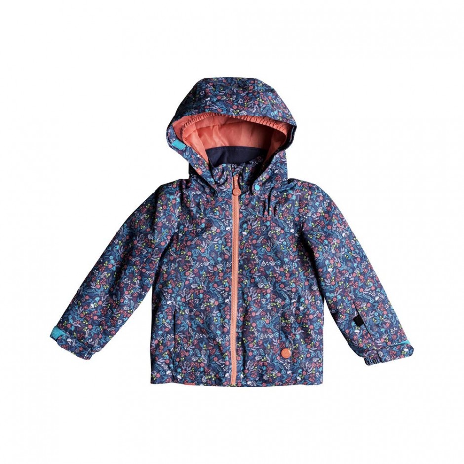 ROXY MINI JETTY SNOW JACKET GIRLS BACHELOR BUTTON/RUMBA