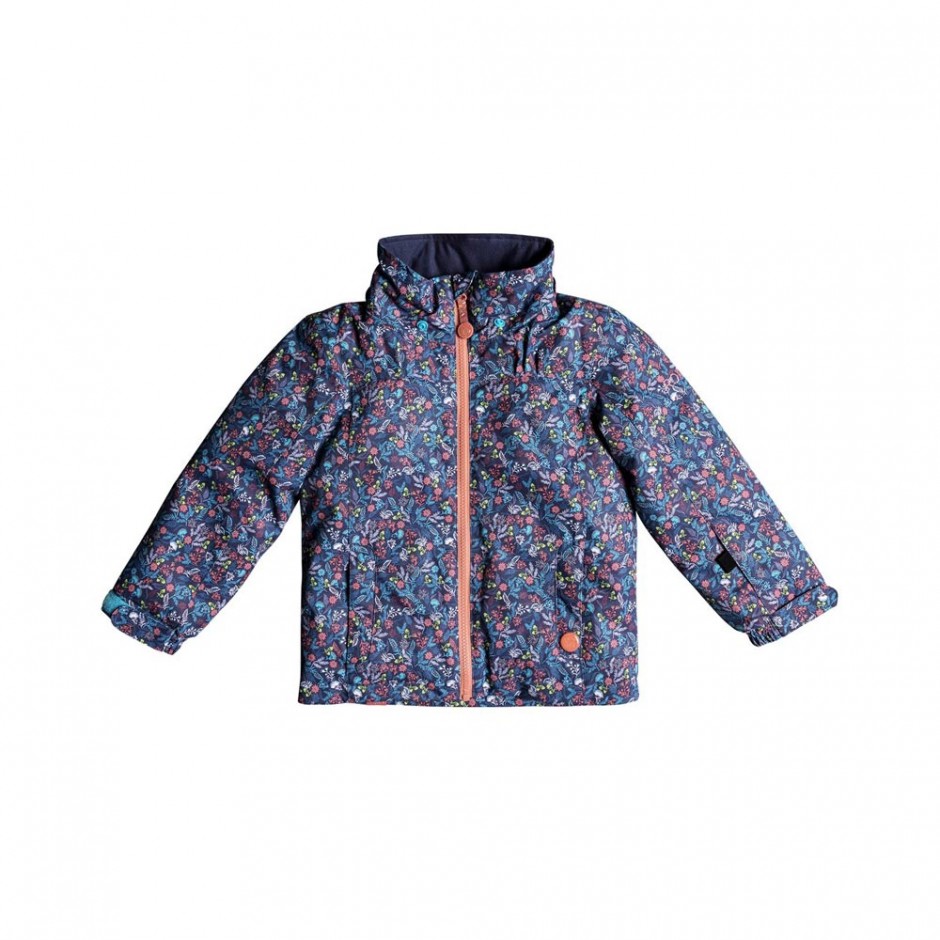 ROXY MINI JETTY SNOW JACKET GIRLS BACHELOR BUTTON/RUMBA