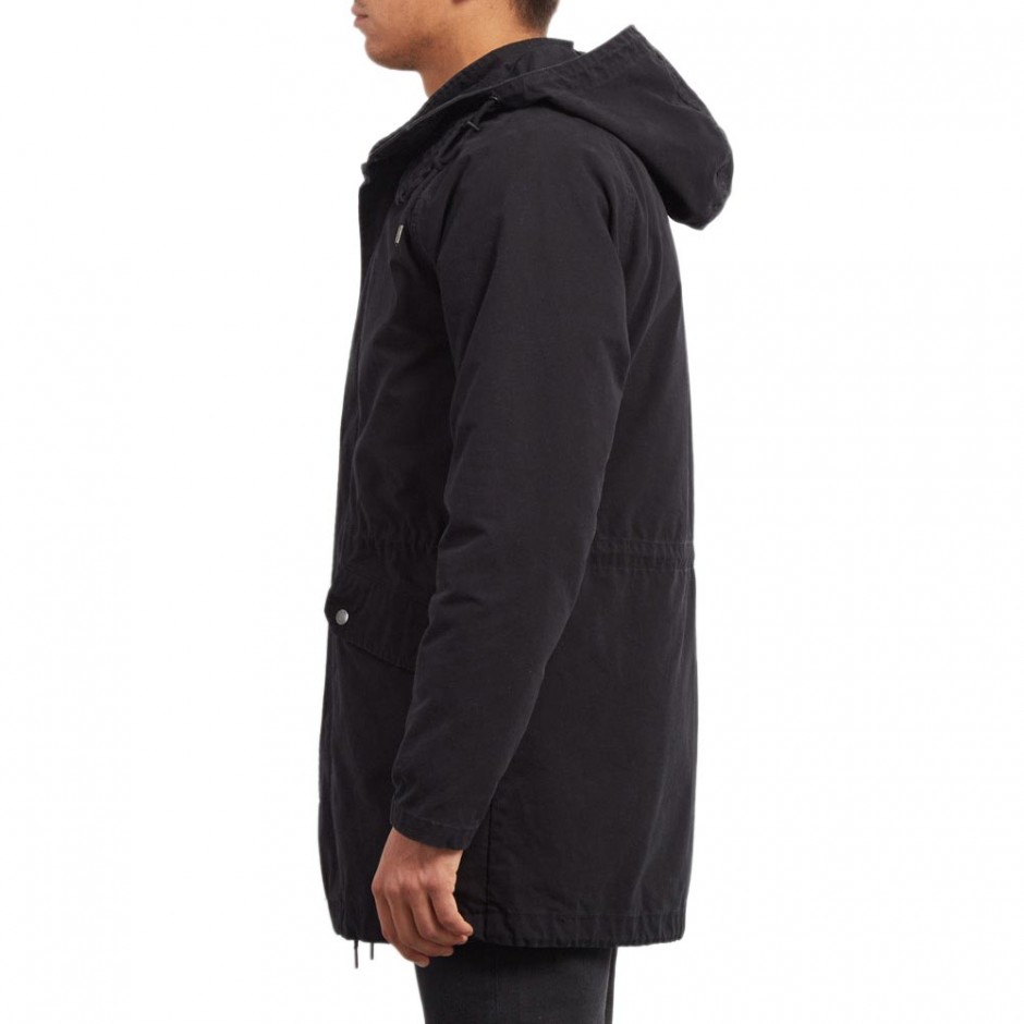 VOLCOM STONER PARKA JACKET BLACK