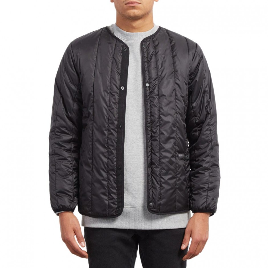 VOLCOM STONER PARKA JACKET BLACK