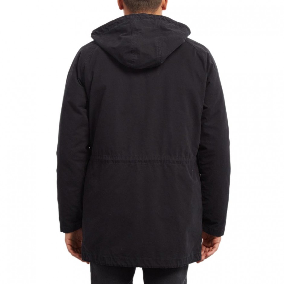 VOLCOM STONER PARKA JACKET BLACK