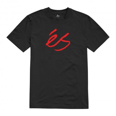 ES SCRIPT TEE BLACK