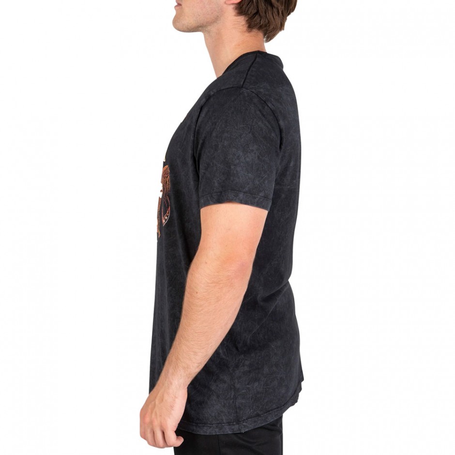 UNIT FREE FLIGHT TEE VINTAGE BLACK