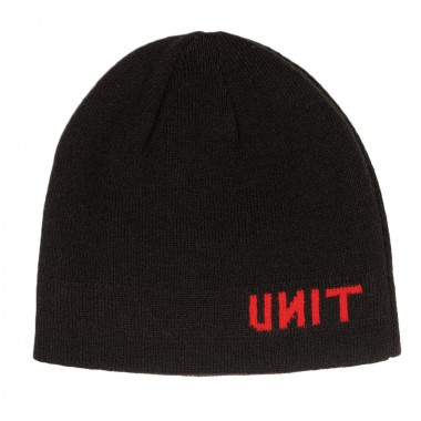 UNIT GRADED BEANIE BLACK GREY