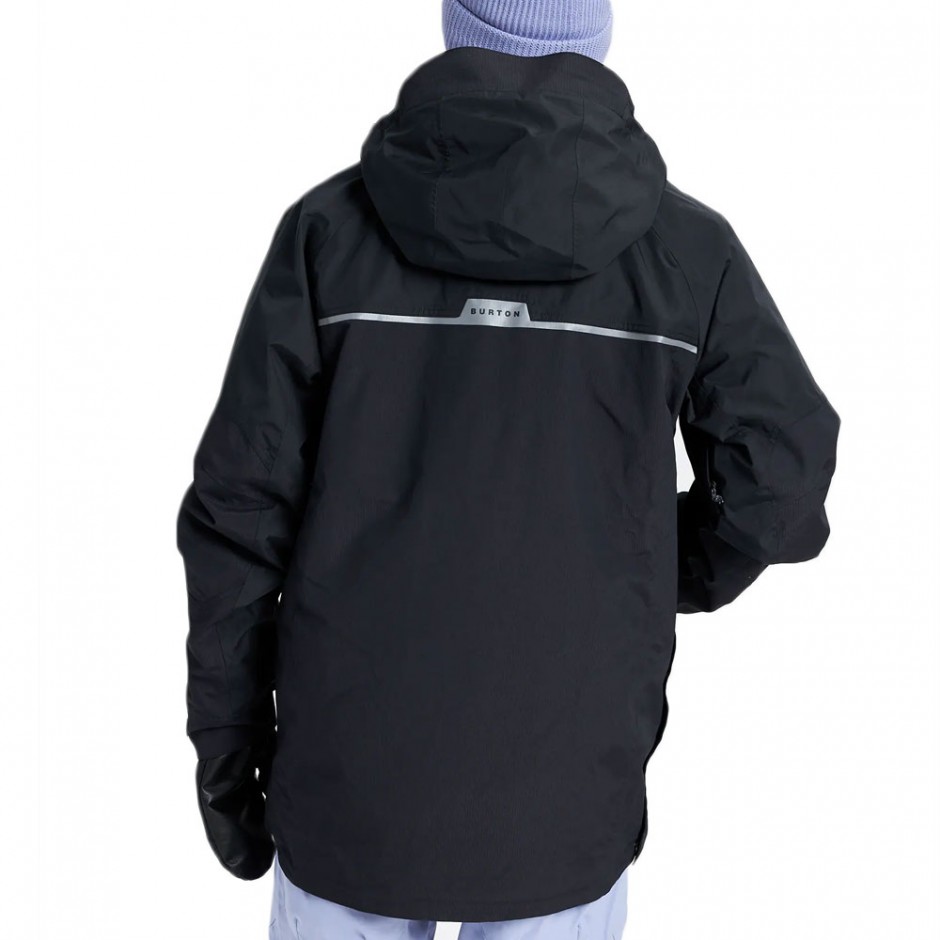 BURTON FROSTNER SNOW ANORAK TRUE BLACK