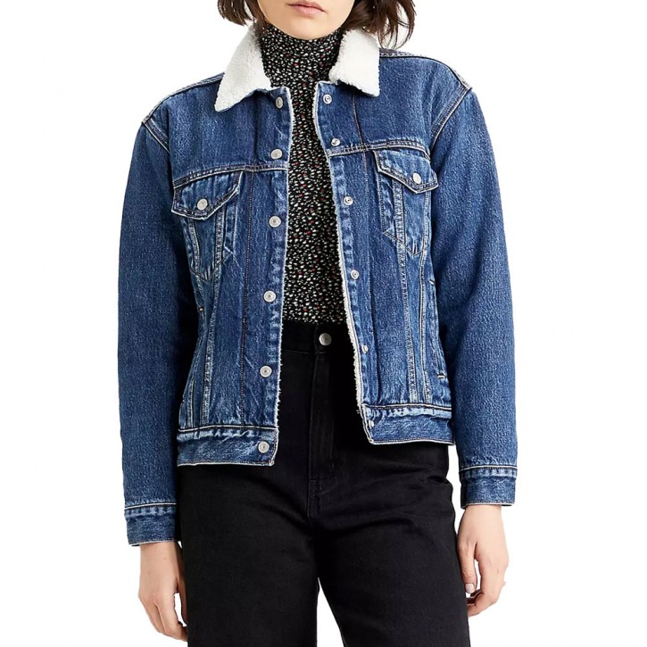 LEVI’S® EX-BF SHERPA W TRUCKER JACKET ROUGH AND TUMBLE