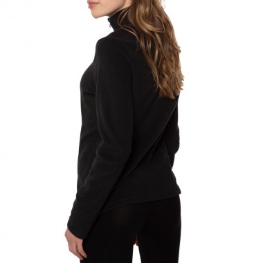 PROTEST MUTEZ 1/4 ZIP TOP FLEECE TRUE BLACK