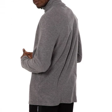 PROTEST PERFECTYM 1/4 ZIP TOP FLEECE DARK GREY MELEE