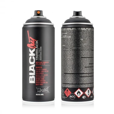 MONTANA BLACK SPRAY 400ML BLACKOUT TARBLACK