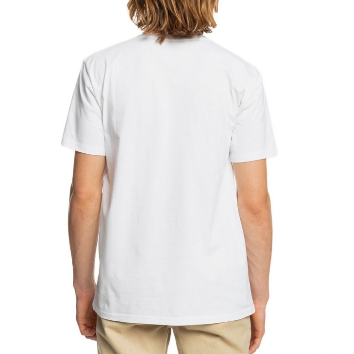 QUIKSILVER CLOSED CAPTION SS TEE WHITE