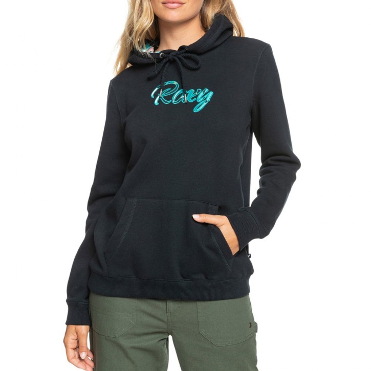 ROXY RIGHT ON TIME HOODIE ANTHRACITE