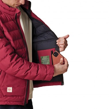 GLOBE PRIME DOWN JACKET RHUBARB