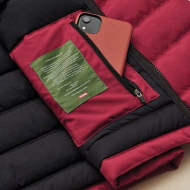 GLOBE PRIME DOWN JACKET RHUBARB