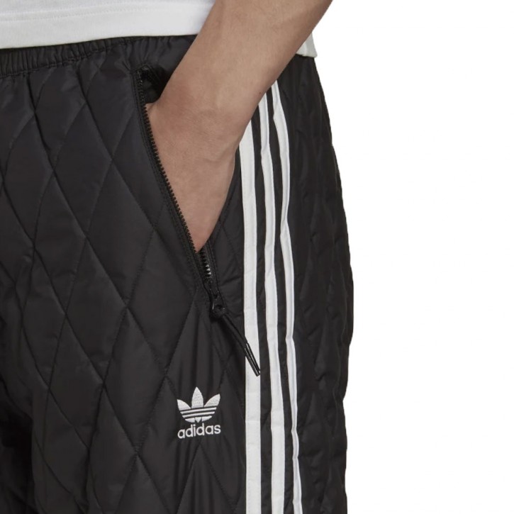 ADIDAS QUILTED SST TRACK PANTS BLACK