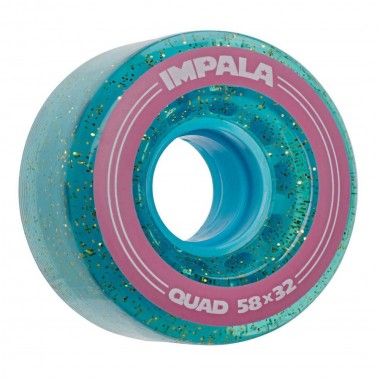 IMPALA REPLACEMENT WHEELS 4PK HOLOGRAPHIC GLITTER 58mm
