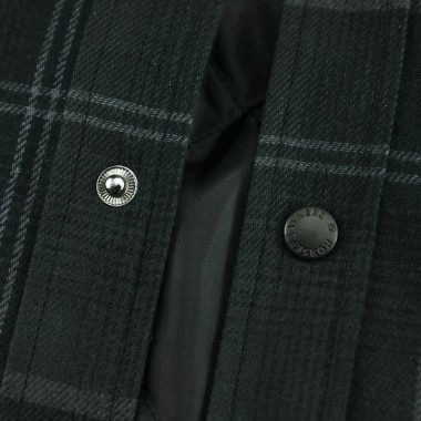 HORSEFEATHERS DOUGH INSULATED L/S SHIRT ANTHRACITE