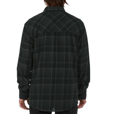 HORSEFEATHERS DOUGH L/S SHIRT ANTHRACITE