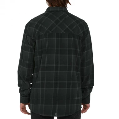 HORSEFEATHERS DOUGH L/S SHIRT ANTHRACITE