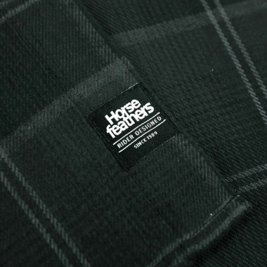HORSEFEATHERS DOUGH L/S SHIRT ANTHRACITE