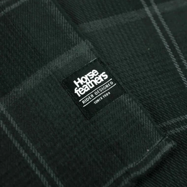 HORSEFEATHERS DOUGH L/S SHIRT ANTHRACITE