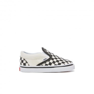 VANS CLASSIC SLIP-ON TOD SHOES BLACK/WHITE CHECKERBOARD