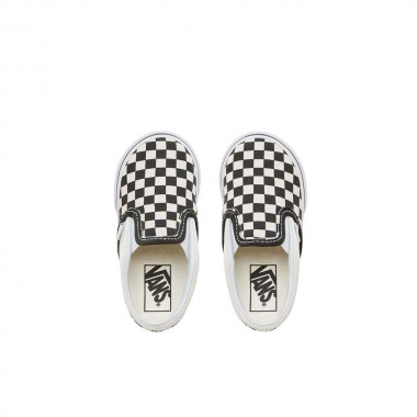 VANS CLASSIC SLIP-ON TOD SHOES BLACK/WHITE CHECKERBOARD