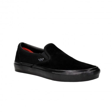 VANS SKATE SLIP-ON SHOES BLACK/BLACK