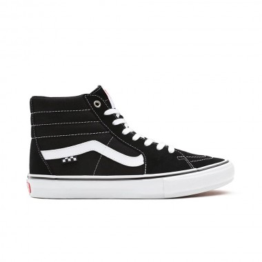 VANS SKATE SK8-HI SHOES BLACK/WHITE